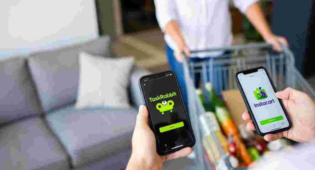 taskrabbit instacart gig apps phone fifa 2026
