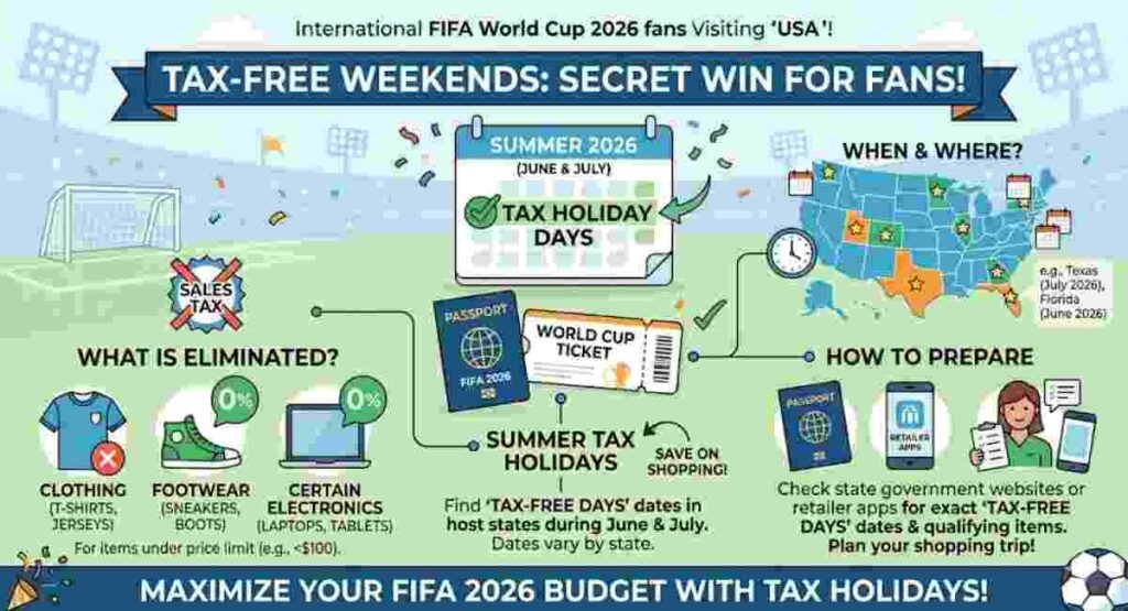 us sales tax free weekends fifa 2026