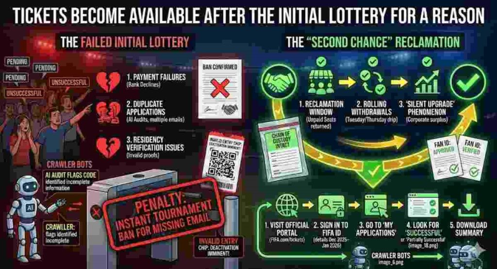 why fifa 2026 tickets become available after lottery