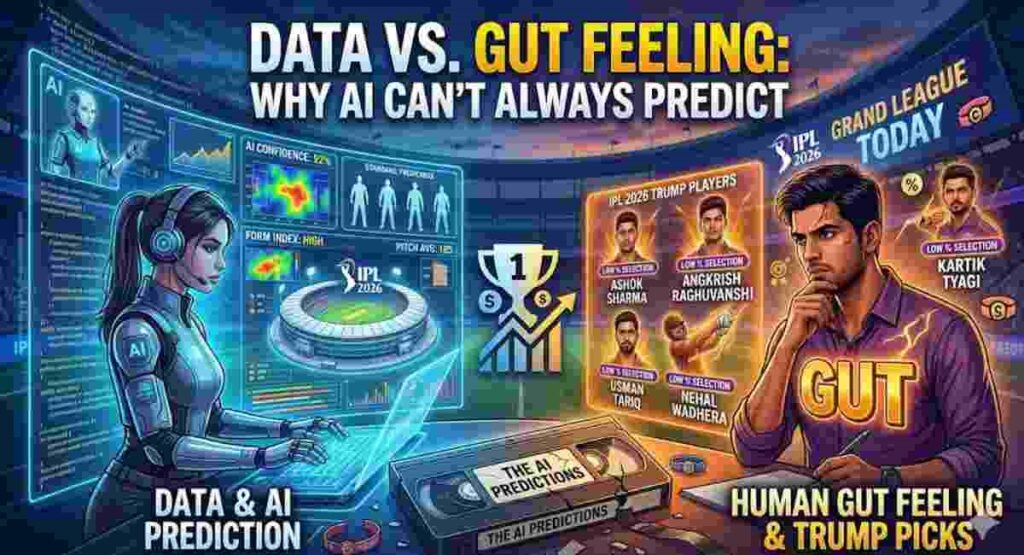 data vs gut feeling ai prediction ipl fantasy