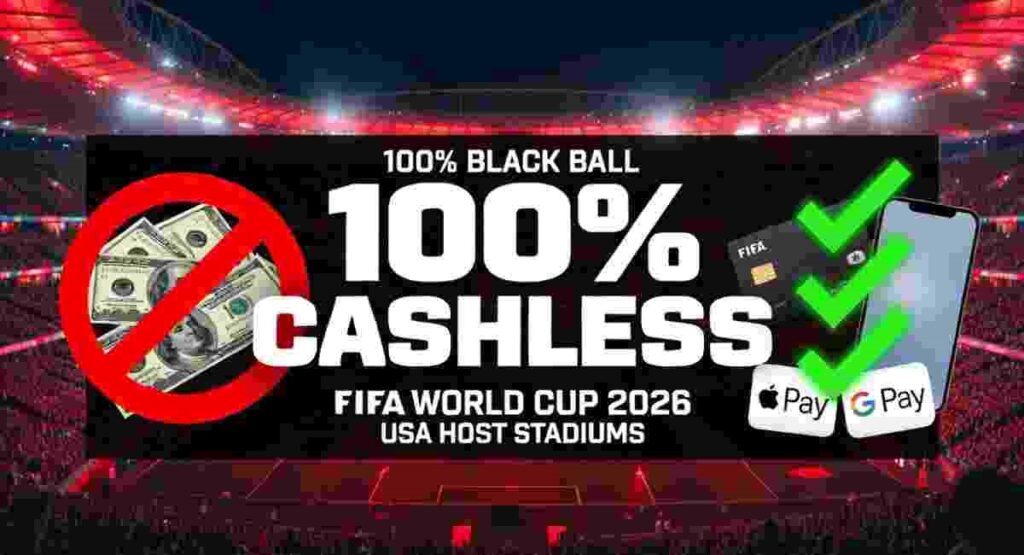 fifa 2026 cashless host stadiums list