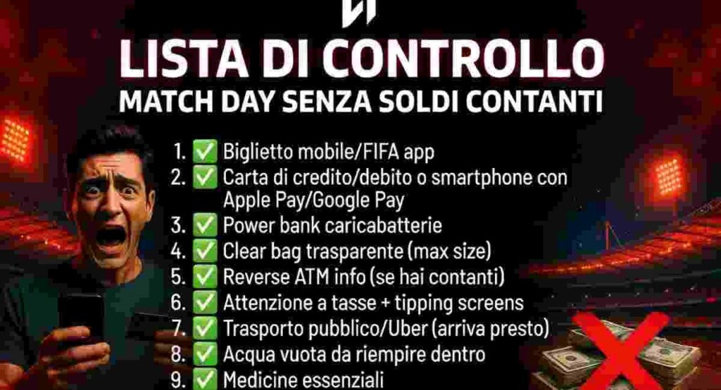 fifa 2026 cashless match day checklist