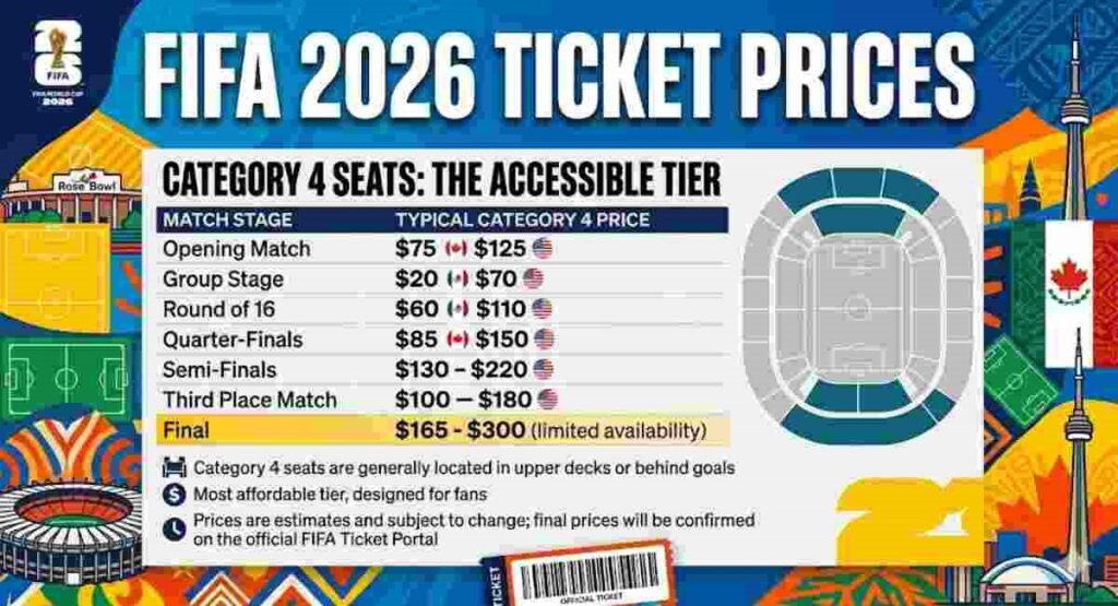 fifa 2026 cat4 ticket prices