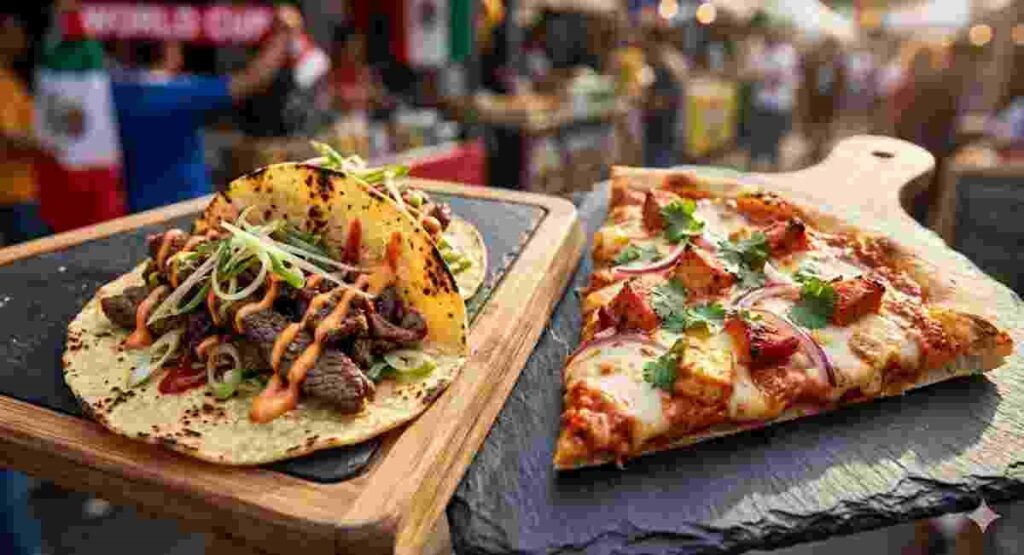 fifa 2026 foodie guide fusion cuisine korean tacos tikka masala pizza