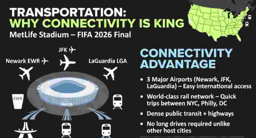 fifa 2026 metlife transport connectivity