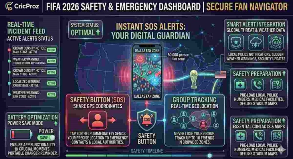 fifa 2026 safety emergency app features