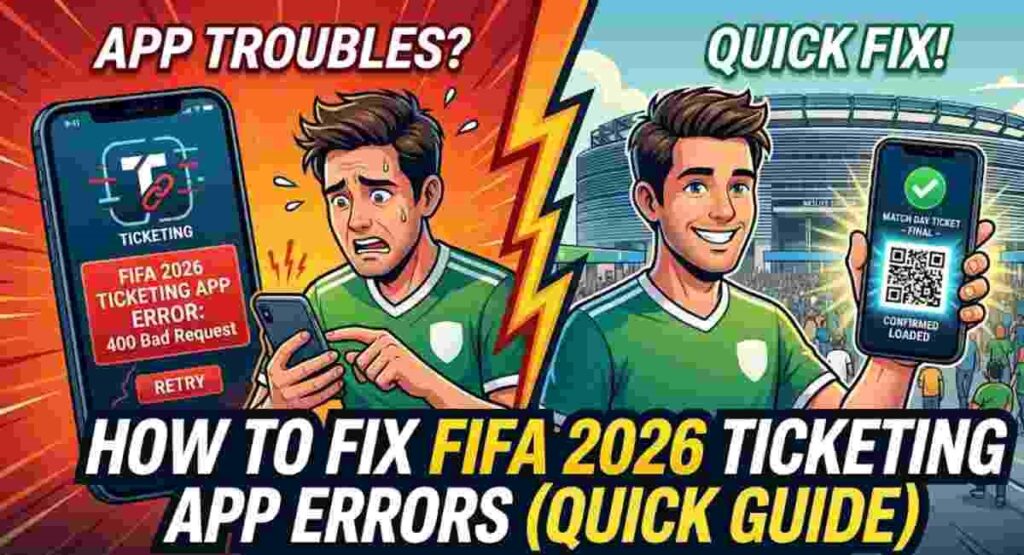 FIFA 2026 ticketing app