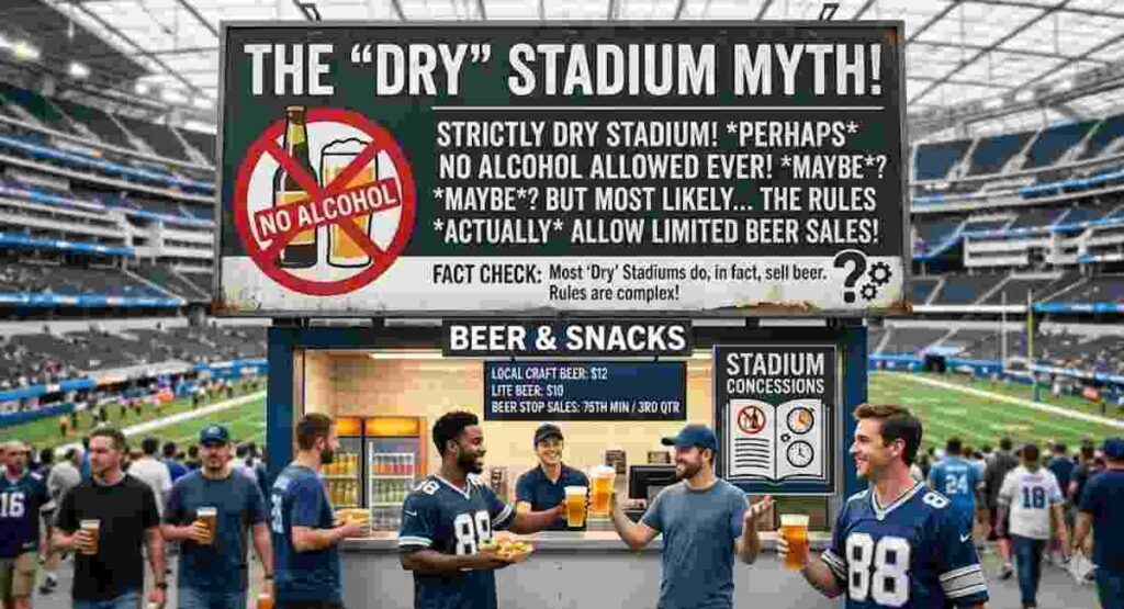 fifa 2026 us stadium alcohol rules dry stadium myth