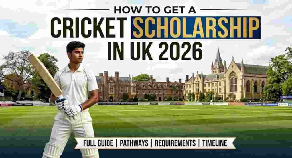 get uk cricket scholarship 2026
