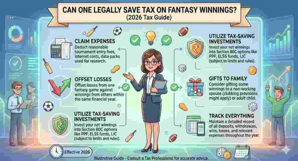 how to save tax on dream11 winnings legally 2026
