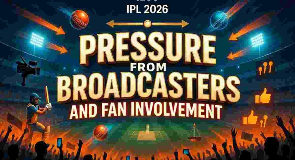 ipl 2026 broadcaster pressure and fan engagement