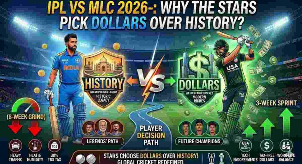 ipl vs mlc 2026 stars dollars over history