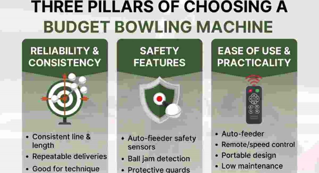 key features budget bowling machines