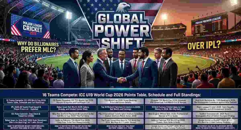 major league cricket 2026 billionaires mlc vs ipl