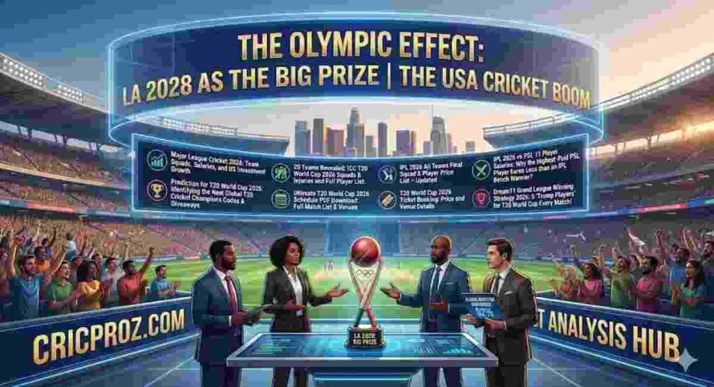 olympic effect la 2028 major league cricket boom