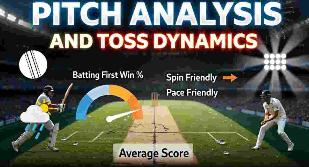 pitch analysis toss dynamics t20 world cup 2026