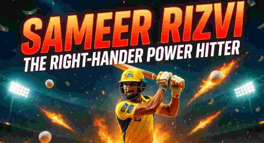 sameer rizvi csk power hitter ipl 2026