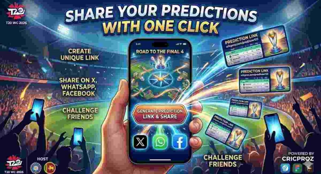 t20 world cup 2026 prediction sharing