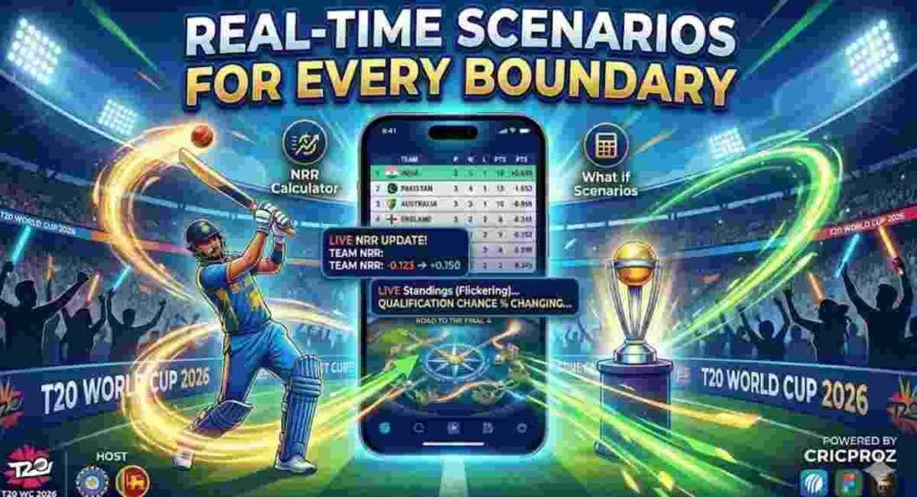 t20 world cup 2026 real time scenario tool