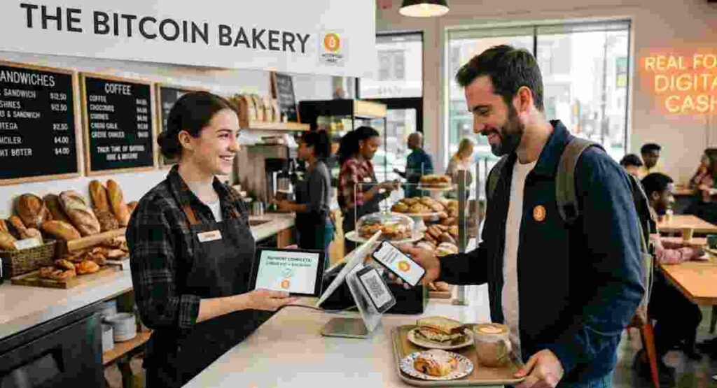buying food with bitcoin reality check