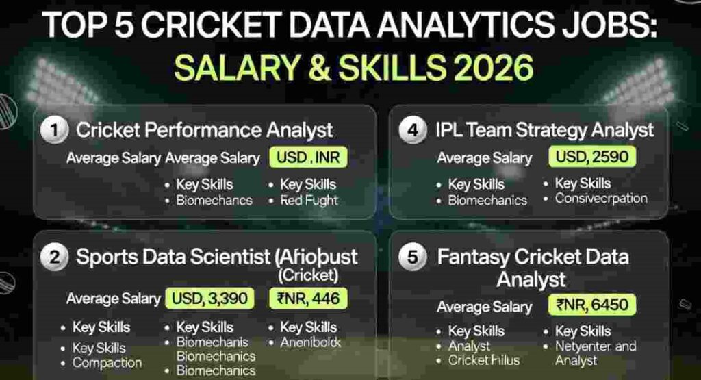 cricket data analytics jobs 2026