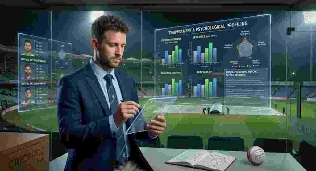 cricket player temperament scouting 2026