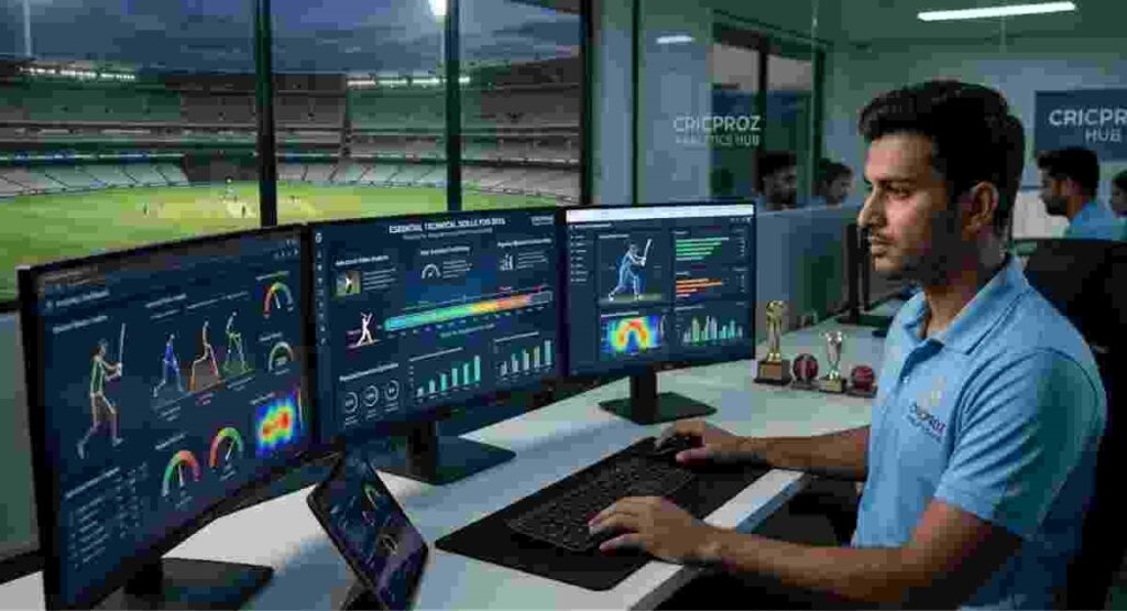 cricket scouting technical skills 2026