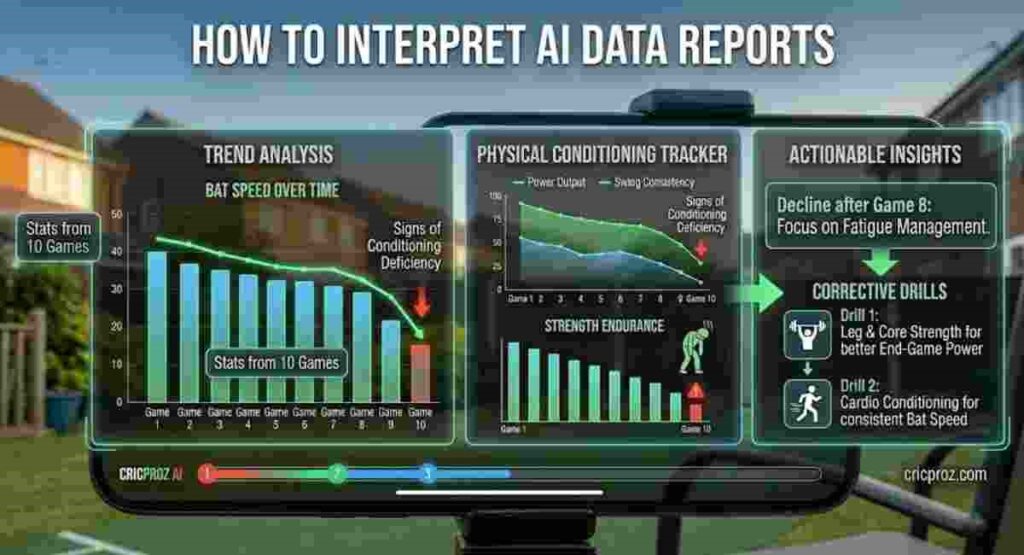 interpreting cricket ai data reports. 1