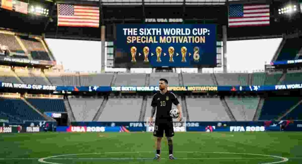 messi record sixth world cup motivation 2026