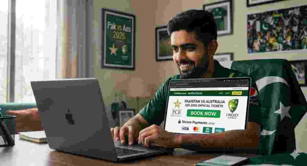 pak vs aus official online ticketing portal