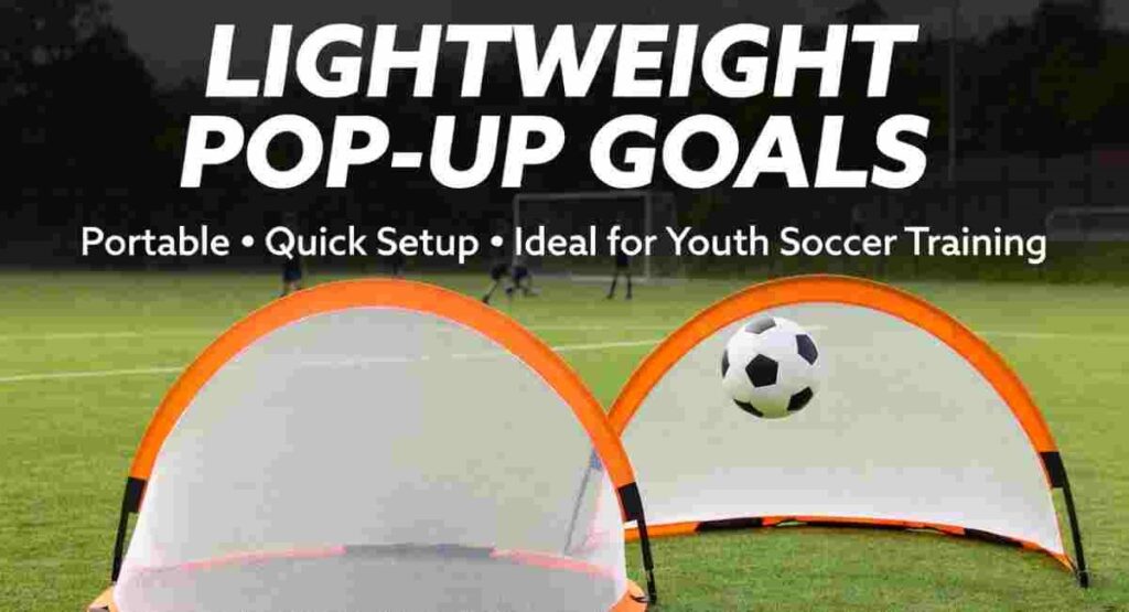 portable pop up goals