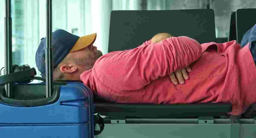 sleep in us airports free transit