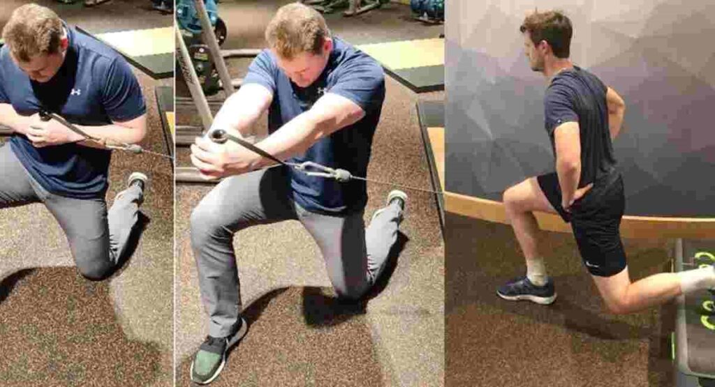the banded pallof press with isometric hold