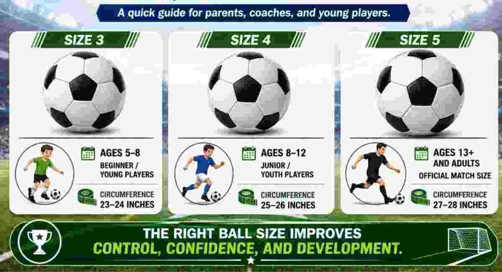 best soccer ball size chart