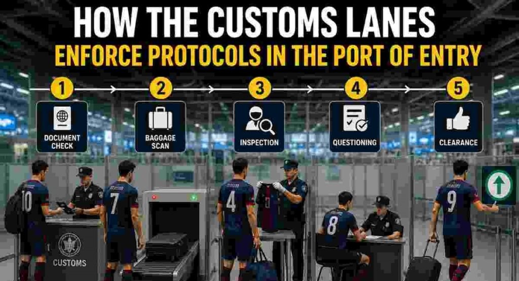 mexico customs luggage screening