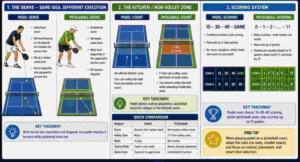 paddle pickleball rules scoring