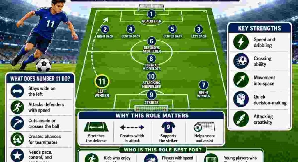 soccer positions number 11 winger 1